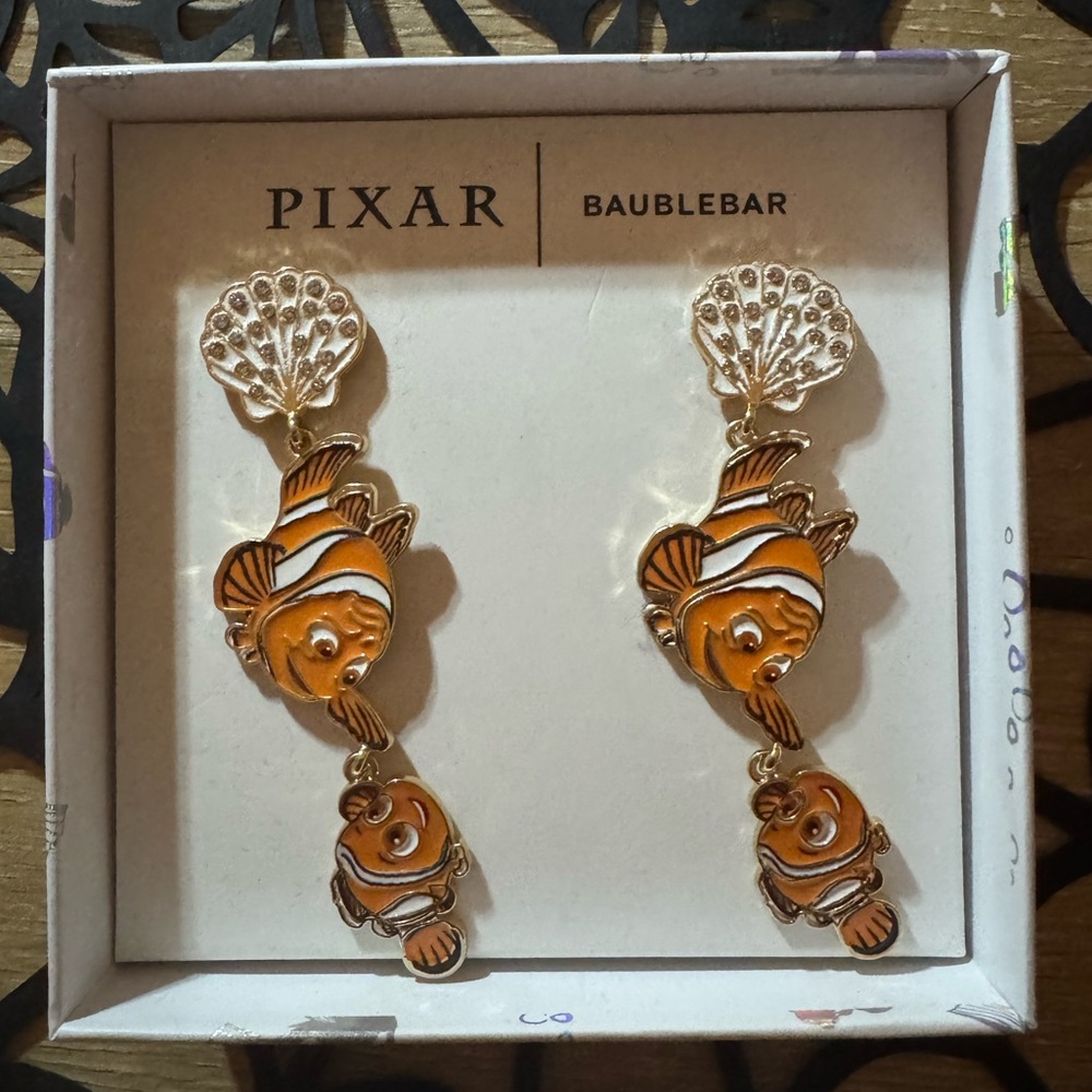 Disney BaubleBar Marlin & Nemo Earrings